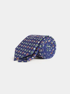 Alvaro Moreno Corbatas|Corbatas|CORBATA PRINTED Azul