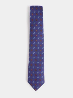 Alvaro Moreno Corbatas|Corbatas|CORBATA PRINTED Azul