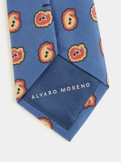 Alvaro Moreno Corbatas|Corbatas|CORBATA PRINTED Azul