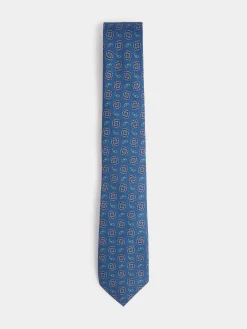 Alvaro Moreno Corbatas|Corbatas|CORBATA PRINTED Azul