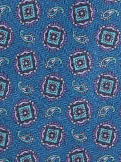 Alvaro Moreno Corbatas|Corbatas|CORBATA PRINTED Azul