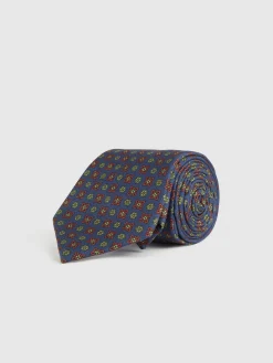 Alvaro Moreno Corbatas|Corbatas|CORBATA PRINTED Azul
