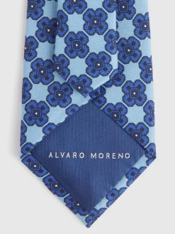 Alvaro Moreno Corbatas|Corbatas|CORBATA PRINTED Azul