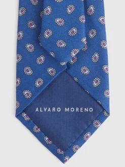 Alvaro Moreno Corbatas|Corbatas|CORBATA PRINTED Azul