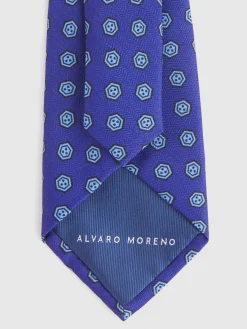 Alvaro Moreno Corbatas|Corbatas|CORBATA PRINTED Azul