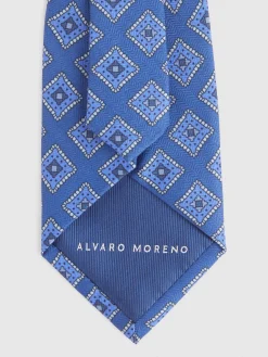 Alvaro Moreno Corbatas|Corbatas|CORBATA PRINTED Azul