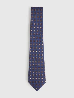 Alvaro Moreno Corbatas|Corbatas|CORBATA PRINTED Azul Marino