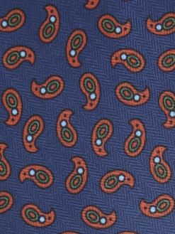 Alvaro Moreno Corbatas|Corbatas|CORBATA PRINTED Azul Marino