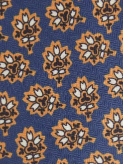 Alvaro Moreno Corbatas|Corbatas|CORBATA PRINTED Azul Marino