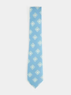 Alvaro Moreno Corbatas|Corbatas|CORBATA PRINTED Celeste