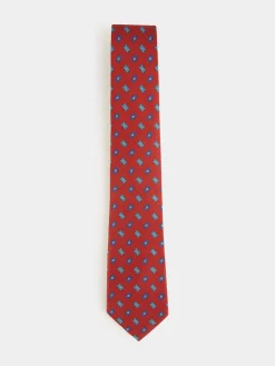 Alvaro Moreno Corbatas|Corbatas|CORBATA PRINTED Rojo