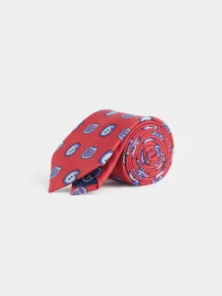 Alvaro Moreno Corbatas|Corbatas|CORBATA PRINTED Rojo