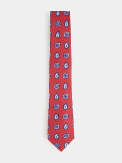 Alvaro Moreno Corbatas|Corbatas|CORBATA PRINTED Rojo