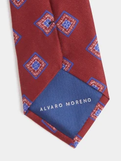 Alvaro Moreno Corbatas|Corbatas|CORBATA PRINTED Rojo