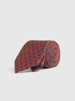 Alvaro Moreno Corbatas|Corbatas|CORBATA PRINTED Rojo