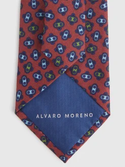 Alvaro Moreno Corbatas|Corbatas|CORBATA PRINTED Rojo