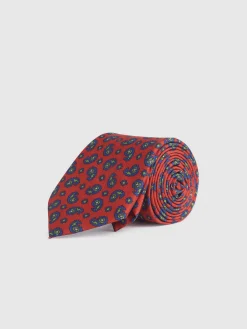 Alvaro Moreno Corbatas|Corbatas|CORBATA PRINTED Rojo