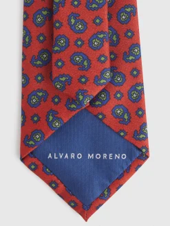 Alvaro Moreno Corbatas|Corbatas|CORBATA PRINTED Rojo
