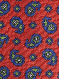 Alvaro Moreno Corbatas|Corbatas|CORBATA PRINTED Rojo