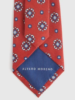 Alvaro Moreno Corbatas|Corbatas|CORBATA PRINTED Rojo