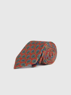 Alvaro Moreno Corbatas|Corbatas|CORBATA PRINTED Rojo