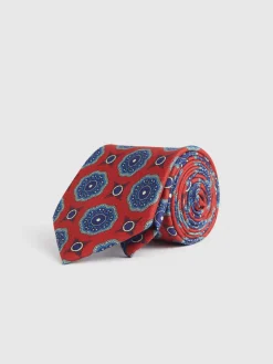 Alvaro Moreno Corbatas|Corbatas|CORBATA PRINTED Rojo