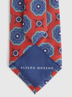 Alvaro Moreno Corbatas|Corbatas|CORBATA PRINTED Rojo