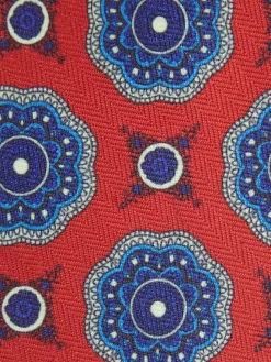 Alvaro Moreno Corbatas|Corbatas|CORBATA PRINTED Rojo