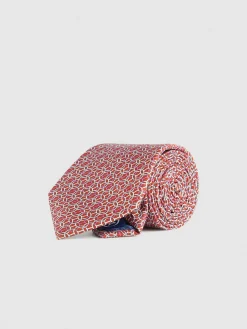 Alvaro Moreno Corbatas|Corbatas|CORBATA PRINTED Rojo