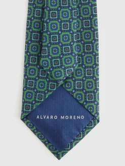 Alvaro Moreno Corbatas|Corbatas|CORBATA PRINTED Verde
