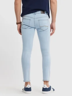 Alvaro Moreno Vaqueros|DENIM SLIM BASICO Celeste