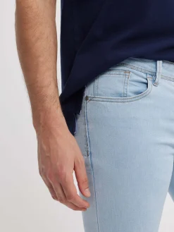 Alvaro Moreno Vaqueros|DENIM SLIM BASICO Celeste