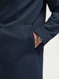 Alvaro Moreno Cazadoras Y Parkas|GABARDINA FELDMAN Azul Marino
