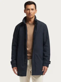 Alvaro Moreno Cazadoras Y Parkas|GABARDINA GELMAN Azul Marino