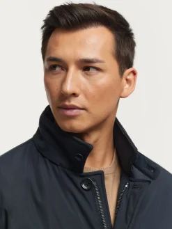 Alvaro Moreno Cazadoras Y Parkas|GABARDINA GELMAN Azul Marino