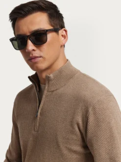 Alvaro Moreno Jerséis|JERSEY CREMALLERA Beige