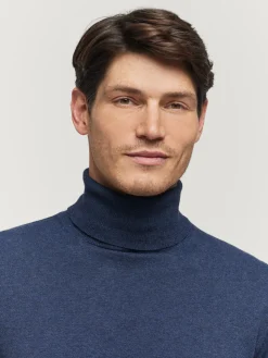 Alvaro Moreno Jerséis|JERSEY ROLL COLLAR Azul