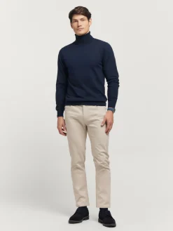 Alvaro Moreno Jerséis|JERSEY ROLL COLLAR Azul Marino