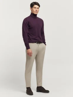 Alvaro Moreno Jerséis|JERSEY ROLL COLLAR BURDEOS VIN