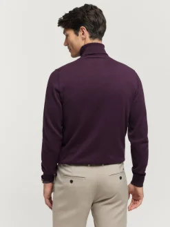 Alvaro Moreno Jerséis|JERSEY ROLL COLLAR BURDEOS VIN