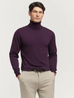 Alvaro Moreno Jerséis|JERSEY ROLL COLLAR BURDEOS VIN