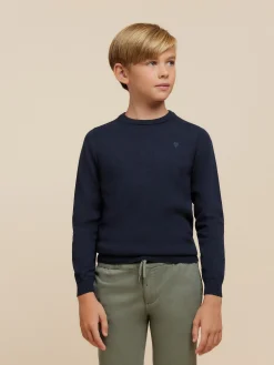 Alvaro Moreno Jerséis|JERSEY ROUND NECK KIDS Azul Marino