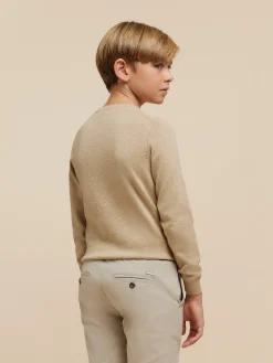 Alvaro Moreno Jerséis|JERSEY ROUND NECK KIDS Camel