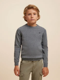 Alvaro Moreno Jerséis|JERSEY ROUND NECK KIDS Gris