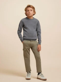 Alvaro Moreno Jerséis|JERSEY ROUND NECK KIDS Gris