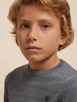 Alvaro Moreno Jerséis|JERSEY ROUND NECK KIDS Gris