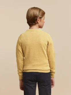 Alvaro Moreno Jerséis|JERSEY ROUND NECK KIDS Mostaza