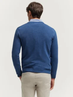 Alvaro Moreno Jerséis|JERSEY V-NECK TRENDY Azul