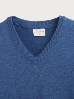 Alvaro Moreno Jerséis|JERSEY V-NECK TRENDY Azul