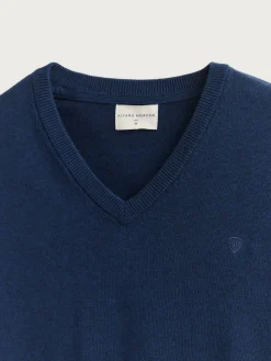 Alvaro Moreno Jerséis|JERSEY V-NECK TRENDY Azul Marino